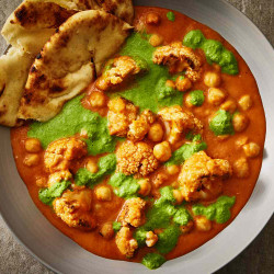 Butter Cauliflower And Chickpeas
