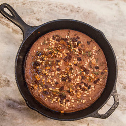 Chestnut skillet cake