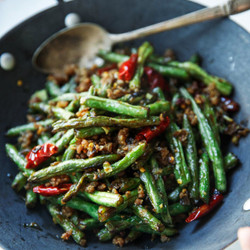 Sichuan Dry Fried Green Beans
