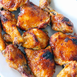 Two Ingredient Crispy Oven Baked Bbq Chicken