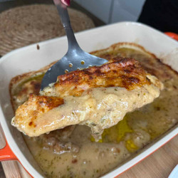Easy Oven Baked Chicken Cordon Bleu