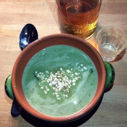 Spinach and Oatmeal Broth