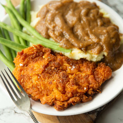 Shallow Fried Chicken Cutlets