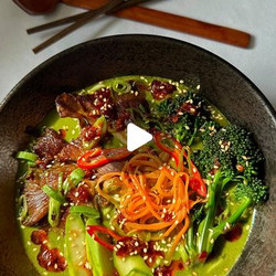 Thai Green Noodle Soup
