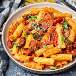 Easy Kielbasa Pasta