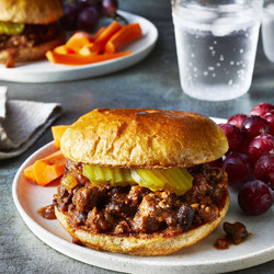 Beef &amp; Bean Sloppy Joes