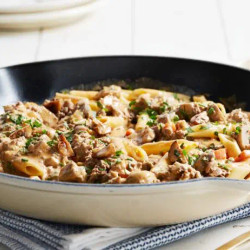 Hamburger Stroganoff Skillet