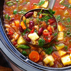 Homemade Minestrone Soup (slow Cooker)