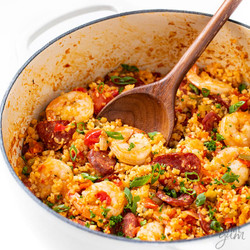 Keto Jambalaya Recipe (30 Minutes!)