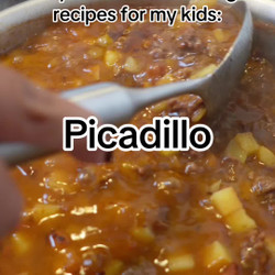 Picadillo Con Carne Molida