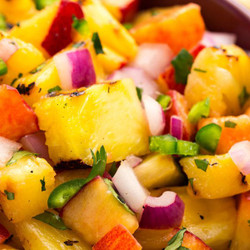 Grilled Pineapple Salsa
