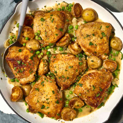 Chicken Vesuvio