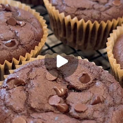 Chocolate Chip Black Bean Muffins