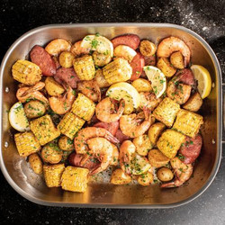 Oven-roasted Southern &quot;shrimp Boil&quot;