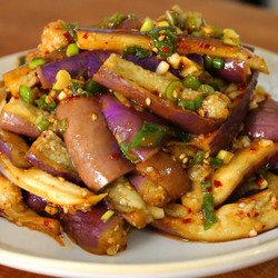 Gaji-namul (korean Steamed Eggplant)