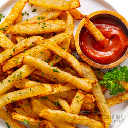 Jicama Fries In The Air Fryer (crispy &amp; Low Carb!)