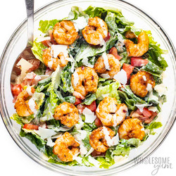 Cajun Shrimp Caesar Salad Recipe