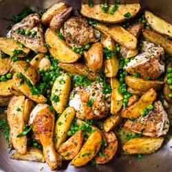 Chicken Vesuvio