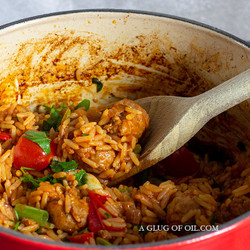 Spicy Sausage Rice paella Gordon Ramsay