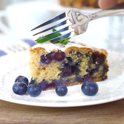 Veganer Blaubeerkuchen