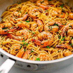Garlic Shrimp Pasta