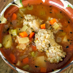 Romanian Meatballs Sour Soup (ciorba De Perisoare)