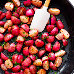 Sauteed Radishes