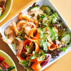 Shrimp Salad With Peanut Dressing