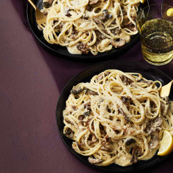 Creamy Mushroom Pasta With Garlic-miso Butter