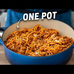 Faster &amp; Better Spaghetti &amp; Meat Sauce