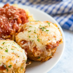 Chicken Parm Mini Meatloaf Muffins
