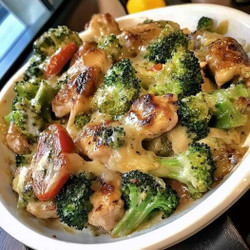 Home Made Keto Chicken And Broccoli Casserole