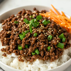 Korean Ground Beef Bowl