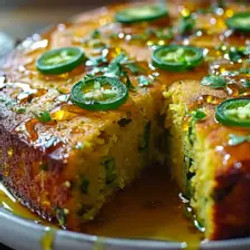 Jalapeño Cornbread With Lime Honey Glaze