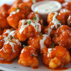 Air Fryer Buffalo Cauliflower