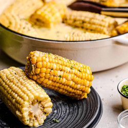 Butter Boiled Corn On The Cob