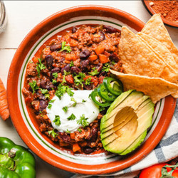 Chili tex-mex au boeuf