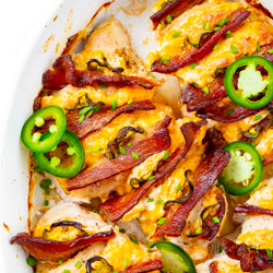 Hasselback Chicken (jalapeno Popper Style)