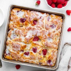 Raspberry Butter Swim Biscuits