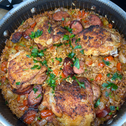 One Pot Chicken And Dirty Rice