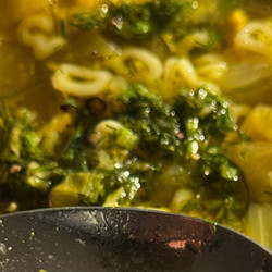 A Transitional Spring Chicken Soup