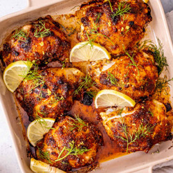 Crispy Baked Chicken Thighs