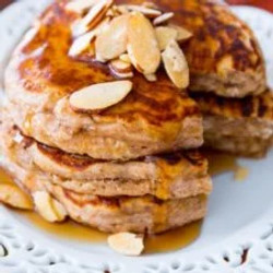 Healthy Whole Wheat Oatmeal Pancakes