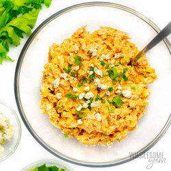 Buffalo Chicken Salad Recipe (10 Minutes!)
