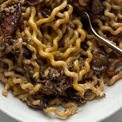 Miso Mushroom Carbonara