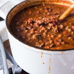 Meaty Mushroom Chili