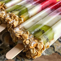 🍓 Breakfast Popsicles 🍌