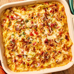 Creamy Cabbage With Sun-dried Tomatoes Is Comfort In A Casserole Dish