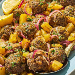 Greek Meatballs And Potatoes