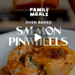 30-minute Baked Salmon Pinwheels